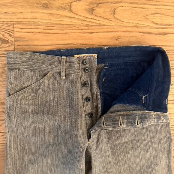 Mister Freedom Gray Canvas Trouser Sugar Cane - Picture 5 of 11